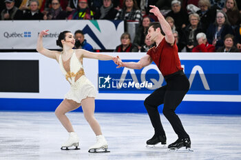 2024-03-21 - Lia Pereira and Trennt Michaud (CAN) 8th place, Pair Skating during the ISU World Figure Skating Championships on March 21, 2024 at Bell Centre in Montreal, Canada - SKATING - WORLD FIGURE SKATING CHAMPIONSHIPS 2024 - ICE SKATING - WINTER SPORTS
