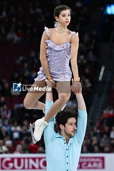 2024-03-21 - Anastasia Golubeva and Hektor Giotopoulos Moore (AUS) 10th place, Pair Skating during the ISU World Figure Skating Championships on March 21, 2024 at Bell Centre in Montreal, Canada - SKATING - WORLD FIGURE SKATING CHAMPIONSHIPS 2024 - ICE SKATING - WINTER SPORTS