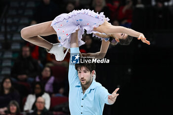 2024-03-21 - Anastasia Golubeva and Hektor Giotopoulos Moore (AUS) 10th place, Pair Skating during the ISU World Figure Skating Championships on March 21, 2024 at Bell Centre in Montreal, Canada - SKATING - WORLD FIGURE SKATING CHAMPIONSHIPS 2024 - ICE SKATING - WINTER SPORTS