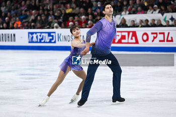 2024-03-21 - Emily Chan and Spencer Akira Howe (USA) 12th place, Pair Skating during the ISU World Figure Skating Championships on March 21, 2024 at Bell Centre in Montreal, Canada - SKATING - WORLD FIGURE SKATING CHAMPIONSHIPS 2024 - ICE SKATING - WINTER SPORTS