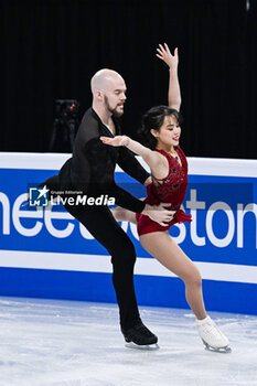 21/03/2024 - Ellie Kam and Danny O'Shea (USA) 11th place, Pair Skating during the ISU World Figure Skating Championships on March 21, 2024 at Bell Centre in Montreal, Canada - SKATING - WORLD FIGURE SKATING CHAMPIONSHIPS 2024 - PATTINAGGIO SUL GHIACCIO - SPORT INVERNALI