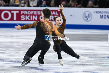 2024-03-21 - Lucrezia Beccari and Matteo Guarise (ITA) 9th place, Pair Skating during the ISU World Figure Skating Championships on March 21, 2024 at Bell Centre in Montreal, Canada - SKATING - WORLD FIGURE SKATING CHAMPIONSHIPS 2024 - ICE SKATING - WINTER SPORTS