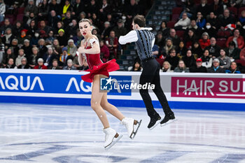 21/03/2024 - Anastasiia Metelkina and Luka Berulava (GEO) 7th place, Pair Skating during the ISU World Figure Skating Championships on March 21, 2024 at Bell Centre in Montreal, Canada - SKATING - WORLD FIGURE SKATING CHAMPIONSHIPS 2024 - PATTINAGGIO SUL GHIACCIO - SPORT INVERNALI