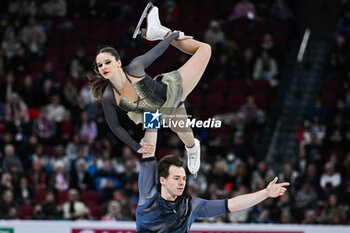 2024-03-21 - Maria Pavlova and Alexei Sviatchenko (HUN) 4th place, Pair Skating during the ISU World Figure Skating Championships on March 21, 2024 at Bell Centre in Montreal, Canada - SKATING - WORLD FIGURE SKATING CHAMPIONSHIPS 2024 - ICE SKATING - WINTER SPORTS