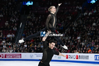 21/03/2024 - Sara Conti and Niccolo Macii (ITA) 6th place, Pair Skating during the ISU World Figure Skating Championships on March 21, 2024 at Bell Centre in Montreal, Canada - SKATING - WORLD FIGURE SKATING CHAMPIONSHIPS 2024 - PATTINAGGIO SUL GHIACCIO - SPORT INVERNALI
