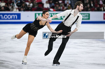 2024-03-21 - Deanna Stellato-Dudek and Maxime Deschamps (CAN) Gold medal, Pair Skating during the ISU World Figure Skating Championships on March 21, 2024 at Bell Centre in Montreal, Canada - SKATING - WORLD FIGURE SKATING CHAMPIONSHIPS 2024 - ICE SKATING - WINTER SPORTS