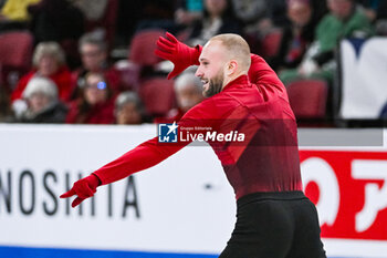 2024-03-21 - Davide Lewton Brain (MON), Men’s Singles during the ISU World Figure Skating Championships on March 21, 2024 at Bell Centre in Montreal, Canada - SKATING - WORLD FIGURE SKATING CHAMPIONSHIPS 2024 - ICE SKATING - WINTER SPORTS