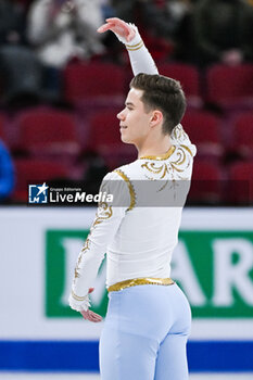 2024-03-21 - Nikita Starostin (GER), Men’s Singles during the ISU World Figure Skating Championships on March 21, 2024 at Bell Centre in Montreal, Canada - SKATING - WORLD FIGURE SKATING CHAMPIONSHIPS 2024 - ICE SKATING - WINTER SPORTS