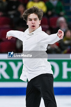 2024-03-21 - Ivan Shmuratko (UKR), Men’s Singles during the ISU World Figure Skating Championships on March 21, 2024 at Bell Centre in Montreal, Canada - SKATING - WORLD FIGURE SKATING CHAMPIONSHIPS 2024 - ICE SKATING - WINTER SPORTS