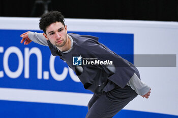2024-03-21 - Luc Economides (FRA), Men’s Singles during the ISU World Figure Skating Championships on March 21, 2024 at Bell Centre in Montreal, Canada - SKATING - WORLD FIGURE SKATING CHAMPIONSHIPS 2024 - ICE SKATING - WINTER SPORTS
