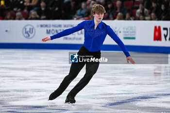 2024-03-21 - Edward Appleby (GBR), Men’s Singles during the ISU World Figure Skating Championships on March 21, 2024 at Bell Centre in Montreal, Canada - SKATING - WORLD FIGURE SKATING CHAMPIONSHIPS 2024 - ICE SKATING - WINTER SPORTS