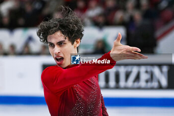 2024-03-21 - Nikolaj Memola of Italy, Men’s Singles during the ISU World Figure Skating Championships on March 21, 2024 at Bell Centre in Montreal, Canada - SKATING - WORLD FIGURE SKATING CHAMPIONSHIPS 2024 - ICE SKATING - WINTER SPORTS