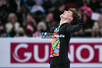 2024-03-21 - Lukas Britschgi of Switzerland, Men’s Singles during the ISU World Figure Skating Championships on March 21, 2024 at Bell Centre in Montreal, Canada - SKATING - WORLD FIGURE SKATING CHAMPIONSHIPS 2024 - ICE SKATING - WINTER SPORTS
