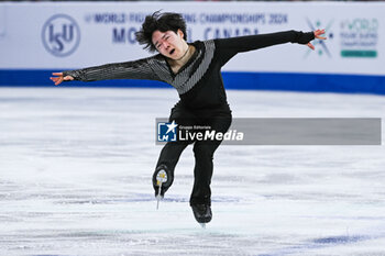 21/03/2024 - Yuma Kagiyama of Japan, Men’s Singles during the ISU World Figure Skating Championships on March 21, 2024 at Bell Centre in Montreal, Canada - SKATING - WORLD FIGURE SKATING CHAMPIONSHIPS 2024 - PATTINAGGIO SUL GHIACCIO - SPORT INVERNALI