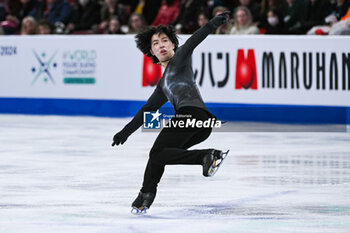 21/03/2024 - Kao Miura of Japan, Men’s Singles during the ISU World Figure Skating Championships on March 21, 2024 at Bell Centre in Montreal, Canada - SKATING - WORLD FIGURE SKATING CHAMPIONSHIPS 2024 - PATTINAGGIO SUL GHIACCIO - SPORT INVERNALI