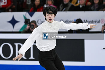 2024-03-21 - Junhwan Cha of Korea, Men’s Singles during the ISU World Figure Skating Championships on March 21, 2024 at Bell Centre in Montreal, Canada - SKATING - WORLD FIGURE SKATING CHAMPIONSHIPS 2024 - ICE SKATING - WINTER SPORTS