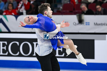 21/03/2024 - Milania Vaananen and Filippo Clerici (FIN) 18th place, Pair Skating during the ISU World Figure Skating Championships on March 21, 2024 at Bell Centre in Montreal, Canada - SKATING - WORLD FIGURE SKATING CHAMPIONSHIPS 2024 - PATTINAGGIO SUL GHIACCIO - SPORT INVERNALI