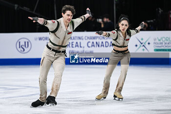 22/03/2024 - Misato Komatsubara and Tim Koleto (JPN) during the ISU World Figure Skating Championships on March 22, 2024 at Bell Centre in Montreal, Canada - SKATING - WORLD FIGURE SKATING CHAMPIONSHIPS 2024 - PATTINAGGIO SUL GHIACCIO - SPORT INVERNALI