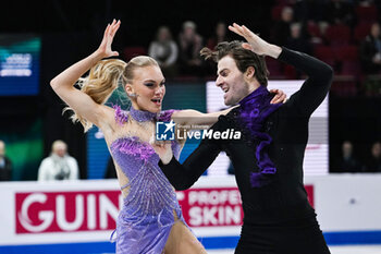 2024-03-22 - Phebe Bekker and James Hernandez (GBR) during the ISU World Figure Skating Championships on March 22, 2024 at Bell Centre in Montreal, Canada - SKATING - WORLD FIGURE SKATING CHAMPIONSHIPS 2024 - ICE SKATING - WINTER SPORTS