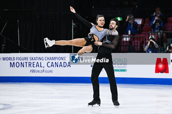 22/03/2024 - Jennifer Janse Van Rensburg and Benjamin Steffan (GER) during the ISU World Figure Skating Championships on March 22, 2024 at Bell Centre in Montreal, Canada - SKATING - WORLD FIGURE SKATING CHAMPIONSHIPS 2024 - PATTINAGGIO SUL GHIACCIO - SPORT INVERNALI