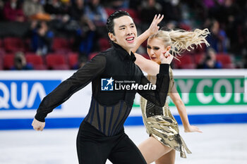 22/03/2024 - Holly Harris and Jason Chan (AUS) during the ISU World Figure Skating Championships on March 22, 2024 at Bell Centre in Montreal, Canada - SKATING - WORLD FIGURE SKATING CHAMPIONSHIPS 2024 - PATTINAGGIO SUL GHIACCIO - SPORT INVERNALI