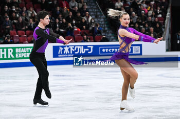 2024-03-22 - Loicia Demougeot and Theo Le Mercier (FRA) during the ISU World Figure Skating Championships on March 22, 2024 at Bell Centre in Montreal, Canada - SKATING - WORLD FIGURE SKATING CHAMPIONSHIPS 2024 - ICE SKATING - WINTER SPORTS
