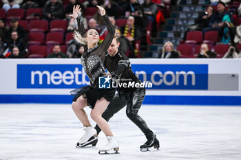 2024-03-22 - Natalie Taschlerova and Filip Taschler (CZE) during the ISU World Figure Skating Championships on March 22, 2024 at Bell Centre in Montreal, Canada - SKATING - WORLD FIGURE SKATING CHAMPIONSHIPS 2024 - ICE SKATING - WINTER SPORTS