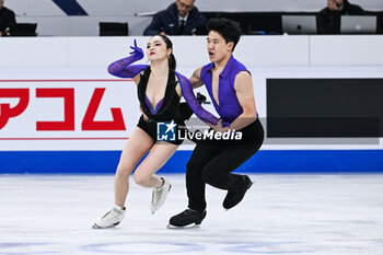 2024-03-22 - Hannah Lim and Ye Quan (KOR) during the ISU World Figure Skating Championships on March 22, 2024 at Bell Centre in Montreal, Canada - SKATING - WORLD FIGURE SKATING CHAMPIONSHIPS 2024 - ICE SKATING - WINTER SPORTS