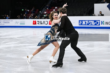 22/03/2024 - Christina Carreira and Anthony Ponomarenko (USA) during the ISU World Figure Skating Championships on March 22, 2024 at Bell Centre in Montreal, Canada - SKATING - WORLD FIGURE SKATING CHAMPIONSHIPS 2024 - PATTINAGGIO SUL GHIACCIO - SPORT INVERNALI