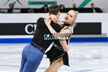 2024-03-22 - Juulia Turkkila and Matthias Versluis (FIN) during the ISU World Figure Skating Championships on March 22, 2024 at Bell Centre in Montreal, Canada - SKATING - WORLD FIGURE SKATING CHAMPIONSHIPS 2024 - ICE SKATING - WINTER SPORTS