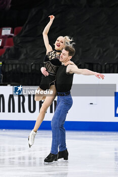 22/03/2024 - Juulia Turkkila and Matthias Versluis (FIN) during the ISU World Figure Skating Championships on March 22, 2024 at Bell Centre in Montreal, Canada - SKATING - WORLD FIGURE SKATING CHAMPIONSHIPS 2024 - PATTINAGGIO SUL GHIACCIO - SPORT INVERNALI