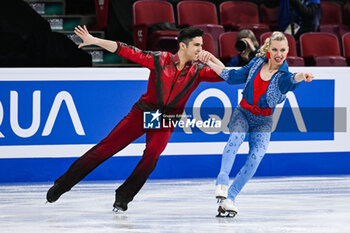 22/03/2024 - Marjorie Lajoie and Zachary Lagha (CAN) during the ISU World Figure Skating Championships on March 22, 2024 at Bell Centre in Montreal, Canada - SKATING - WORLD FIGURE SKATING CHAMPIONSHIPS 2024 - PATTINAGGIO SUL GHIACCIO - SPORT INVERNALI