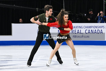 2024-03-22 - Laurence Fournier Beaudry and Nikolaj Soerensen (CAN) during the ISU World Figure Skating Championships on March 22, 2024 at Bell Centre in Montreal, Canada - SKATING - WORLD FIGURE SKATING CHAMPIONSHIPS 2024 - ICE SKATING - WINTER SPORTS