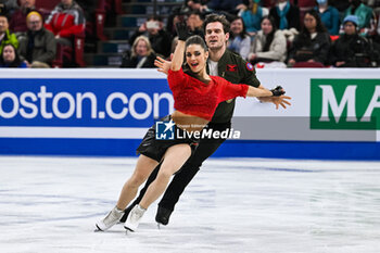 2024-03-22 - Laurence Fournier Beaudry and Nikolaj Soerensen (CAN) during the ISU World Figure Skating Championships on March 22, 2024 at Bell Centre in Montreal, Canada - SKATING - WORLD FIGURE SKATING CHAMPIONSHIPS 2024 - ICE SKATING - WINTER SPORTS