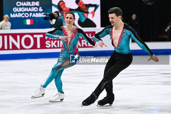 22/03/2024 - Charlene Guignard and Marco Fabbri (ITA) during the ISU World Figure Skating Championships on March 22, 2024 at Bell Centre in Montreal, Canada - SKATING - WORLD FIGURE SKATING CHAMPIONSHIPS 2024 - PATTINAGGIO SUL GHIACCIO - SPORT INVERNALI