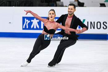 2024-03-22 - Lilah Fear and Lewis Gibson (GBR) during the ISU World Figure Skating Championships on March 22, 2024 at Bell Centre in Montreal, Canada - SKATING - WORLD FIGURE SKATING CHAMPIONSHIPS 2024 - ICE SKATING - WINTER SPORTS