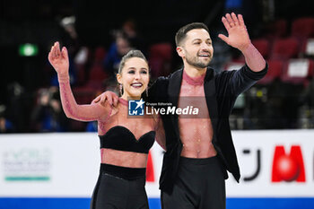 2024-03-22 - Lilah Fear and Lewis Gibson (GBR) during the ISU World Figure Skating Championships on March 22, 2024 at Bell Centre in Montreal, Canada - SKATING - WORLD FIGURE SKATING CHAMPIONSHIPS 2024 - ICE SKATING - WINTER SPORTS