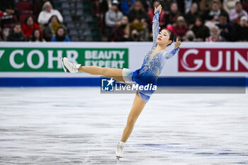 2024-03-22 - Mone Chiba (JPN), Women during the ISU World Figure Skating Championships on March 22, 2024 at Bell Centre in Montreal, Canada - SKATING - WORLD FIGURE SKATING CHAMPIONSHIPS 2024 - ICE SKATING - WINTER SPORTS