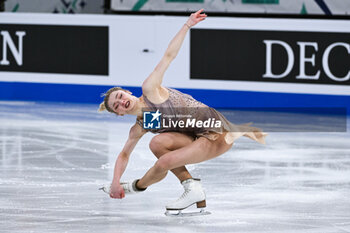 22/03/2024 - Amber Glenn (USA), Women during the ISU World Figure Skating Championships on March 22, 2024 at Bell Centre in Montreal, Canada - SKATING - WORLD FIGURE SKATING CHAMPIONSHIPS 2024 - PATTINAGGIO SUL GHIACCIO - SPORT INVERNALI