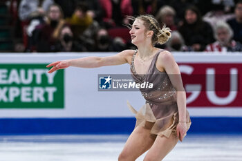 2024-03-22 - Amber Glenn (USA), Women during the ISU World Figure Skating Championships on March 22, 2024 at Bell Centre in Montreal, Canada - SKATING - WORLD FIGURE SKATING CHAMPIONSHIPS 2024 - ICE SKATING - WINTER SPORTS