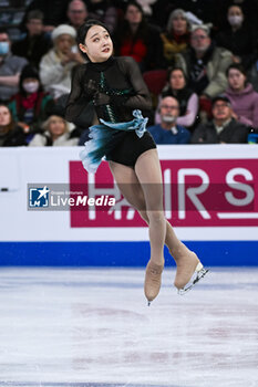 22/03/2024 - Chaeyeon Kim (KOR), Women during the ISU World Figure Skating Championships on March 22, 2024 at Bell Centre in Montreal, Canada - SKATING - WORLD FIGURE SKATING CHAMPIONSHIPS 2024 - PATTINAGGIO SUL GHIACCIO - SPORT INVERNALI