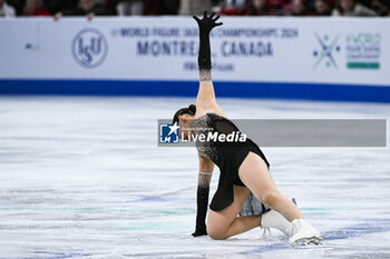 22/03/2024 - Kaori Sakamoto (JPN), Women during the ISU World Figure Skating Championships on March 22, 2024 at Bell Centre in Montreal, Canada - SKATING - WORLD FIGURE SKATING CHAMPIONSHIPS 2024 - PATTINAGGIO SUL GHIACCIO - SPORT INVERNALI