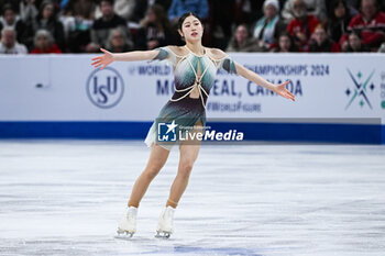 2024-03-22 - Haein Lee (KOR), Women during the ISU World Figure Skating Championships on March 22, 2024 at Bell Centre in Montreal, Canada - SKATING - WORLD FIGURE SKATING CHAMPIONSHIPS 2024 - ICE SKATING - WINTER SPORTS