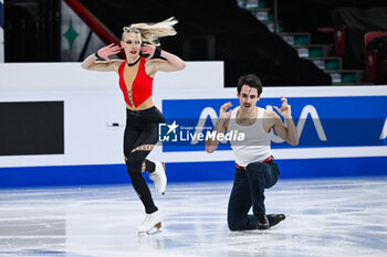 2024-03-22 - Hanna Jakucs and Alessio Galli (NED) during the ISU World Figure Skating Championships on March 22, 2024 at Bell Centre in Montreal, Canada - SKATING - WORLD FIGURE SKATING CHAMPIONSHIPS 2024 - ICE SKATING - WINTER SPORTS