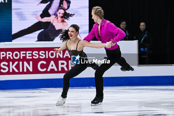 22/03/2024 - Adrienne Carhart and Oleksandr Kolosovskyi (AZE) during the ISU World Figure Skating Championships on March 22, 2024 at Bell Centre in Montreal, Canada - SKATING - WORLD FIGURE SKATING CHAMPIONSHIPS 2024 - PATTINAGGIO SUL GHIACCIO - SPORT INVERNALI