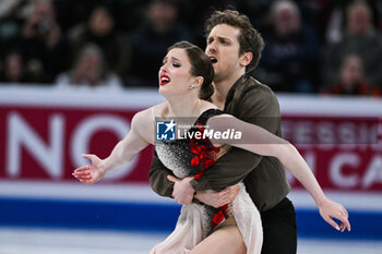 2024-03-23 - Christina Carreira and Anthony Ponomarenko (USA), Ice Dance during the ISU World Figure Skating Championships on March 23, 2024 at Bell Centre in Montreal, Canada - SKATING - WORLD FIGURE SKATING CHAMPIONSHIPS 2024 - ICE SKATING - WINTER SPORTS