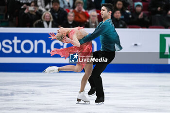 23/03/2024 - Marjorie Lajoie and Zachary Lagha (CAN), Ice Dance during the ISU World Figure Skating Championships on March 23, 2024 at Bell Centre in Montreal, Canada - SKATING - WORLD FIGURE SKATING CHAMPIONSHIPS 2024 - PATTINAGGIO SUL GHIACCIO - SPORT INVERNALI