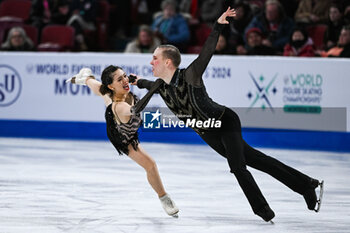 2024-03-23 - Yuka Orihara and Juho Pirinen (FIN), Ice Dance during the ISU World Figure Skating Championships on March 23, 2024 at Bell Centre in Montreal, Canada - SKATING - WORLD FIGURE SKATING CHAMPIONSHIPS 2024 - ICE SKATING - WINTER SPORTS
