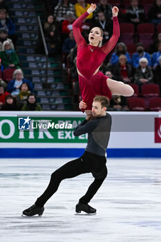 2024-03-23 - Natalie Taschlerova and Filip Taschler (CZE), Ice Dance during the ISU World Figure Skating Championships on March 23, 2024 at Bell Centre in Montreal, Canada - SKATING - WORLD FIGURE SKATING CHAMPIONSHIPS 2024 - ICE SKATING - WINTER SPORTS