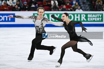 23/03/2024 - Diana Davis and Gleb Smolkin (GEO), Ice Dance during the ISU World Figure Skating Championships on March 23, 2024 at Bell Centre in Montreal, Canada - SKATING - WORLD FIGURE SKATING CHAMPIONSHIPS 2024 - PATTINAGGIO SUL GHIACCIO - SPORT INVERNALI